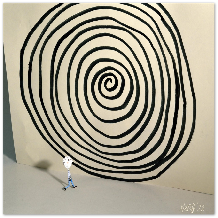 Labyrinth in Aluminum